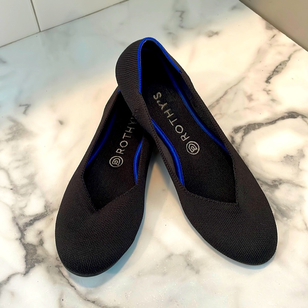 Rothy’s The Flat- Solid Black